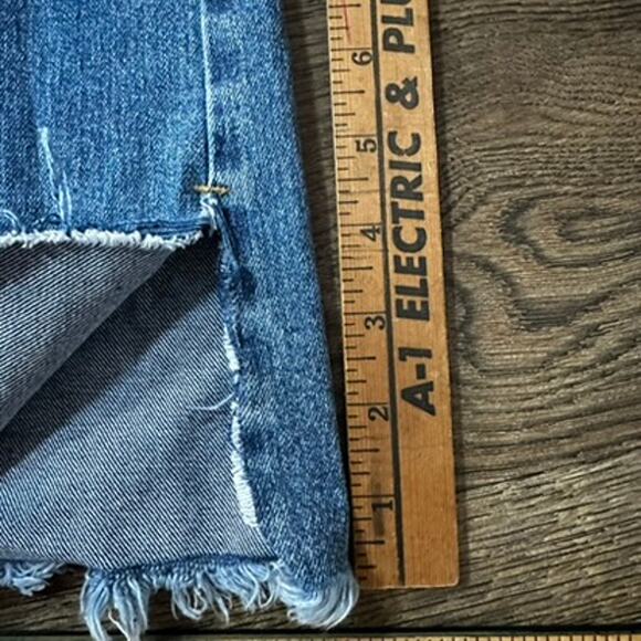 PACSUN Jrs sz 23 Low Rise Bootcut raw edge Jeans - Picture 4 of 11